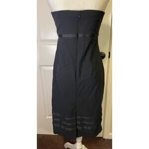 Express Womens strapless dress black size 8 new with tag